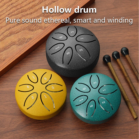 Steel Tongue Rain Drum 3 Inch 6 Notes